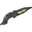 LEGO Black Bionicle Wing with Glow in the Dark Centre (64263)