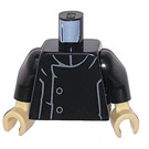 LEGO Czarny Bith Musician Minifigurka Tułów (973 / 76382)