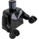LEGO Noir Noir Chat Minifig Torse (973 / 76382)