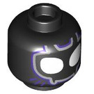 LEGO Black Black Panther Minifigure Head (Recessed Solid Stud) (3626 / 102273)