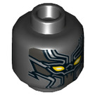 LEGO Black Black Panther Minifigure Head (Recessed Solid Stud) (3626 / 26070)