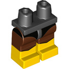 LEGO Schwarz Schwarz Vulcan Minifigure Hüften und Beine (3815 / 36836)