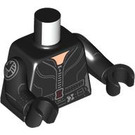 LEGO Noir Noir Widow (76248) Minifig Torse (973 / 76382)