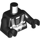 LEGO Black Blacktron I (Rerelease) Minifig Torso (973 / 76382)