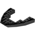 LEGO Schwarz Boot Basis 8 x 10 (2622)