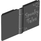 LEGO Black Book 2 x 3 with Silver Spooky Tales and Spider Webs (27505 / 33009)