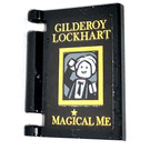 LEGO Schwarz Book Cover mit GILDEROY LOCKHART MAGICAL ME Aufkleber (24093)