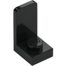 LEGO Negro Soporte 1 x 1 con 1 x 2 Placa Arriba (73825)