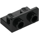 LEGO Noir Support 1 x 2 avec 1 x 2 En haut (99780)