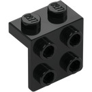 LEGO Svart Brakett 1 x 2 med 2 x 2 (21712 / 44728)