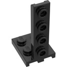 LEGO Negro Soporte 2 x 2 - 1 x 4 (2422)