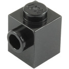 LEGO Black Brick 1 x 1 with Stud on One Side (87087)