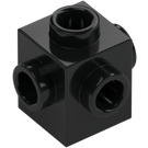 LEGO Black Brick 1 x 1 with Studs on Four Sides (4733)