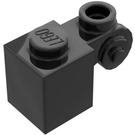 LEGO Black Brick 1 x 1 x 2 with Scroll and Open Stud (20310)