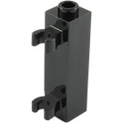 LEGO Black Brick 1 x 1 x 3 with Vertical Clips (Hollow Stud) (42944 / 60583)