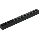 LEGO Black Brick 1 x 12 (6112)