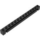 LEGO Noir Brique 1 x 14 avec rainure (4217)