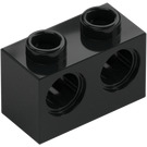 LEGO Black Brick 1 x 2 with 2 Holes (32000)