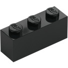 LEGO Black Brick 1 x 3 (3622 / 45505)