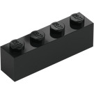 LEGO Sort Klods 1 x 4 (3010 / 6146)