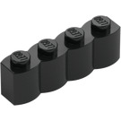 LEGO Black Brick 1 x 4 Log (30137)