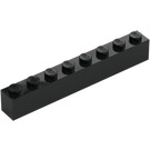 LEGO Zwart Steen 1 x 8 (3008)