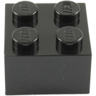 LEGO Noir Brique 2 x 2 (3003 / 6223)