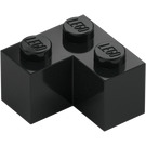 LEGO Negro Ladrillo 2 x 2 Esquina (2357)