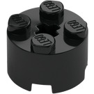 LEGO Noir Brique 2 x 2 Rond (3941 / 6143)