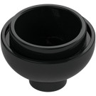 LEGO Black Brick 2 x 2 Round Dome Inverted (15395)