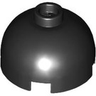 LEGO Black Brick 2 x 2 Round with Dome Top (Safety Stud, Axle Holder) (3262 / 30367)