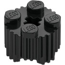 LEGO Black Brick 2 x 2 Round with Grille (92947)