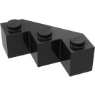 LEGO Negro Ladrillo 3 x 3 Facet (2462)