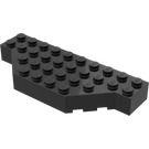 LEGO Black Brick 4 x 10 without Two Corners (30181)