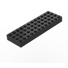 LEGO Zwart Steen 4 x 12 (4202 / 60033)