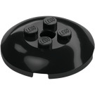 LEGO Black Brick 4 x 4 Round with 2 x 2 Studs (65138)