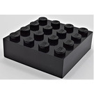 LEGO Black Brick 4 x 4 with Magnet (49555)