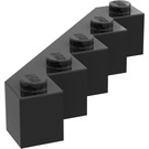 LEGO Svart Kloss 5 x 5 Facet (6107)