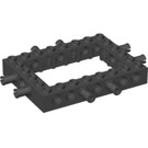 LEGO Nero Mattoncino 6 x 8 con Open Centro 4 x 6 Assembly (32532 / 52668)