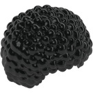 LEGO Black Bushy Bubble Style Hair (86385 / 87995)