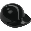 LEGO Black Cap with Short Curved Bill with Short Curved Bill (86035)