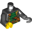 LEGO Schwarz Captain Redbeard Minifig Torso (973 / 73001)