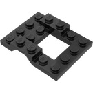 LEGO Zwart Auto Basis 4 x 5 (4211)