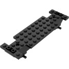LEGO Schwarz Auto Unterseite 4 x 14 x 1.33 mit Stift (30262)
