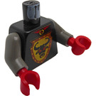LEGO Schwarz Castle Bull's Knight Torso (973)