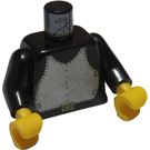 LEGO Schwarz Castle Torso mit Breastplate und Schwarz Arme (973 / 73403)