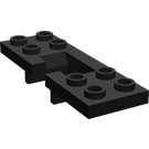LEGO Zwart Change-over Plaat (6631)
