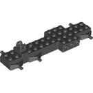 LEGO Zwart Chassis 4 x 14 met Minifigure Pin (30842)
