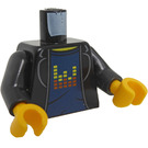 LEGO Black Cole - Casual Outfit Minifig Torso (76382)