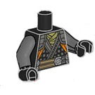LEGO Schwarz Cole Crystalized Torso (973)